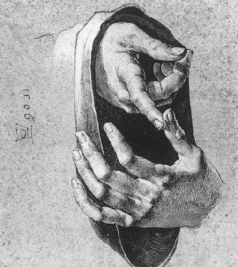 Albrecht Durer Study of Hands china oil painting image